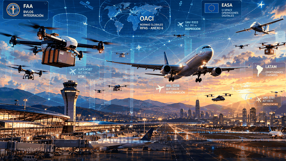 Imagen 1 de La revolución global de los drones: cómo están rediseñando el espacio aéreo mundial